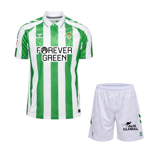 Camiseta Real Betis Replica Primera Ropa All Sponsors Niño 2024/25